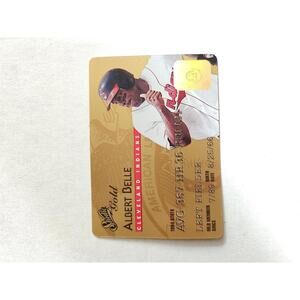 Albert Belle - 1995 STUDIO GOLD insert #15 of 50 RAW Mint